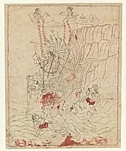 The Goddess Durga Killing the Buffalo Demon, Mahisha (Mahishasura Mardini) by Unknown Artist