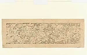 Design of Intertwining Animals and Plants by Unknown Artist