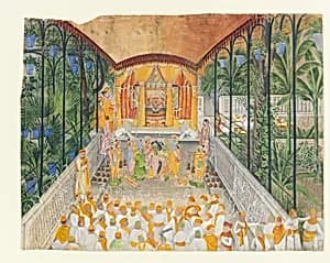 Celebration of the Birth of Krishna (Janamashtami) by Ragunath