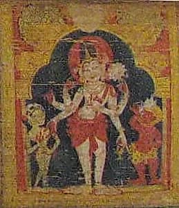 Folio from a Buddhist Manuscript of Pancavimsatisahasrika Prajnaparamita by Unknown Artist