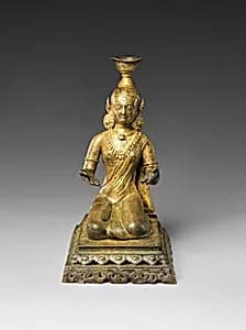 Lamp Bearer, Presumed Portrait of Lady Bharamayi by Unknown Artist
