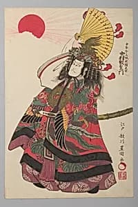 Nakamura Utaemon III as Taira no Kiyomori by Utagawa Toyokuni I
