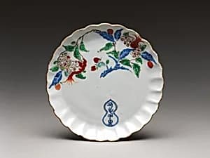 Dish with Pomegranates by Unknown Artist