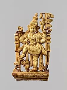Openwork Panel Depicting a Door Guardian (Dvarapala) by Unknown Artist