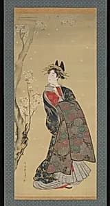 Beauty of the Season; Spring by Fujiwara Chikanobu
