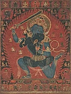 Achala with His Consort Vishvavajri by Unknown Artist