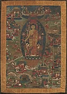 Buddha Shakyamuni and Scenes of His Previous Lives (Jataka Tales) by Unknown Artist