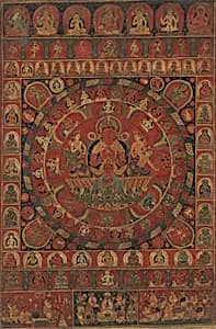 Mandala of the Sun God Surya by Kitaharasa