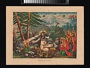 Madan-Bhasma (Shiva Turns to Ashes) by Unknown Artist