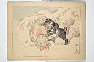 Kyōsai’s Drawings for Pleasure (Kyōsai rakuga) 暁齋樂画 by Kawanabe Kyōsai 河鍋暁斎