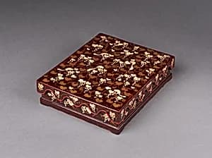 Writing box with decoration of grapes and squirrels by Unknown Artist