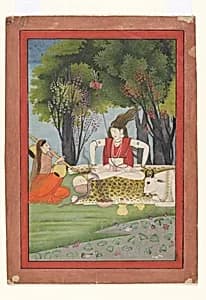 Shiva enraged by Parvati's interruption of his meditation by Unknown Artist