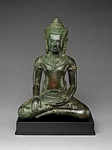 Crowned Buddha by Unknown Artist