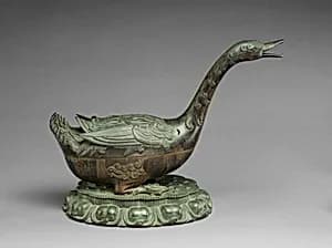 Incense burner in the shape of a goose by Unknown Artist