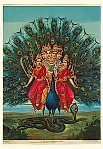 Shri Shanmukha Subramania Swami by Unknown Artist