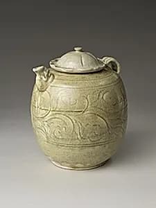 Ewer with makara spout with lotus-form cover by Unknown Artist