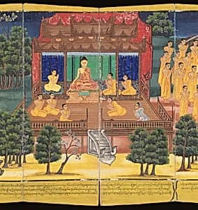 Scenes from Life of the Buddha by King Mindon|King Tibaw