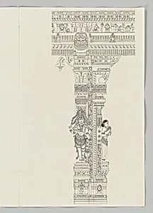 Ardanarishvara; woman holding a flywhisk. by Unidentified