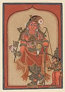 Krishna Rajagopalaswamy, king of the cowherds by Tirupati School, South India