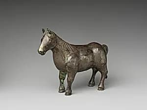 Paperweight in the shape of a horse by Unknown Artist