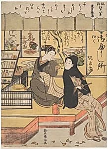 風俗江戸八景　浅草晴嵐|Asakusa Seiran by Suzuki Harunobu