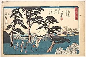 東都名所　飛鳥山花盛|Asukayama Hana Zakari by Utagawa Hiroshige