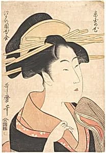江戸の園花合　東屋の花|Azumaya no Hana by Kitagawa Utamaro