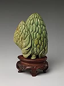 清 松石苦瓜擺件|Bitter melons by Unknown Artist