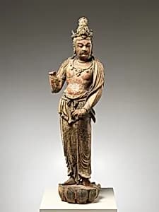 元至元十九年 彩繪木雕觀音菩薩像（柳木胎）|Bodhisattva Avalokiteshvara (Guanyin) by Unknown Artist