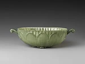 土耳其奧斯曼時期 玉雕花形碗|Bowl with floral design by Unknown Artist