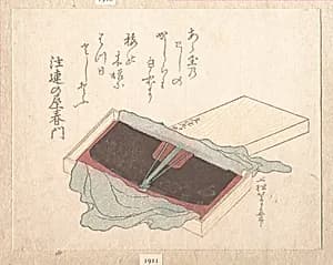 蒔絵櫛|Box with a Lacquer Comb