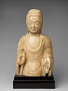 隋 石雕佛像|Buddha Shakyamuni by Unknown Artist