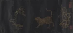 Buddhist Scroll: The Eighteen Luohans
