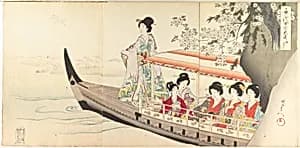 Chiyoda Castle (Album of Women) by Yōshū (Hashimoto) Chikanobu
