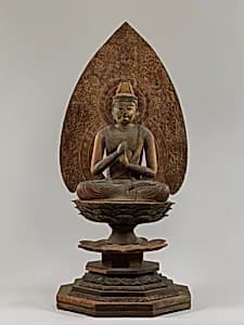大日如来坐像|Dainichi, the Cosmic Buddha (Mahavairocana) by Unknown Artist