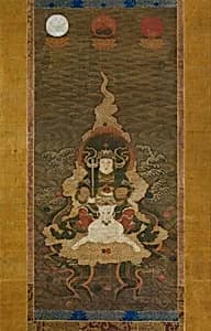 荼枳尼天像|Dakini by Unknown Artist