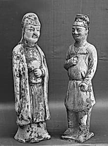唐 陶男侍俑|Figure of a standing man by Unknown Artist