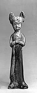 唐 釉陶侍女俑|Figure of a standing woman by Unknown Artist