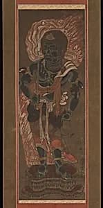 龍湫周沢写　不動明王二童子像|Fudō Myōō and Two Attendants by Ryūshū Shūtaku (Myōtaku)