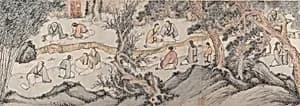 明 錢榖 蘭亭修禊圖 卷|Gathering at the Orchid Pavilion by Qian Gu