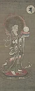 十二天像(月天)|Getten (Candradeva or Somadeva) by Unknown Artist