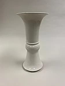 백자 고형화병 중국 청|白磁 觚形花甁 中國 淸|Gu-shaped vase by Unknown Artist