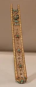 唐 嵌松石金髮飾|Hair Ornament by Unknown Artist