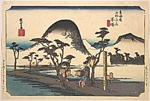 東海道五十三次之内　平塚　縄手道|Hiratsuka, Nawate Do by Utagawa Hiroshige