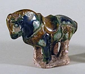 唐 三彩陶馬|Horse by Unknown Artist