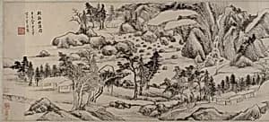 明 董其昌 荊谿招隱圖 卷|Invitation to Reclusion at Jingxi by Dong Qichang