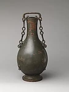 漢 青銅提梁壶|Jar (Hu) by Unknown Artist