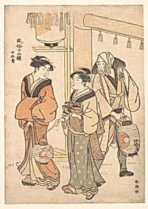Junigatsu|The Twelfth Month: December by Katsukawa Shunchō