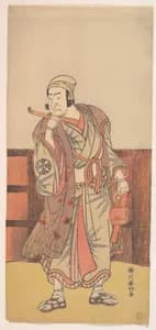 勝川春好画　初代中村仲蔵|Kabuki Actor Nakamura Nakazō I