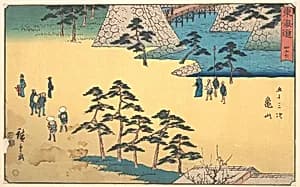 東海道五十三次　亀山|Kameyama by Utagawa Hiroshige